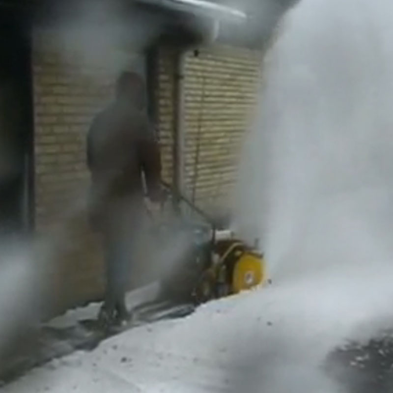 Snowing